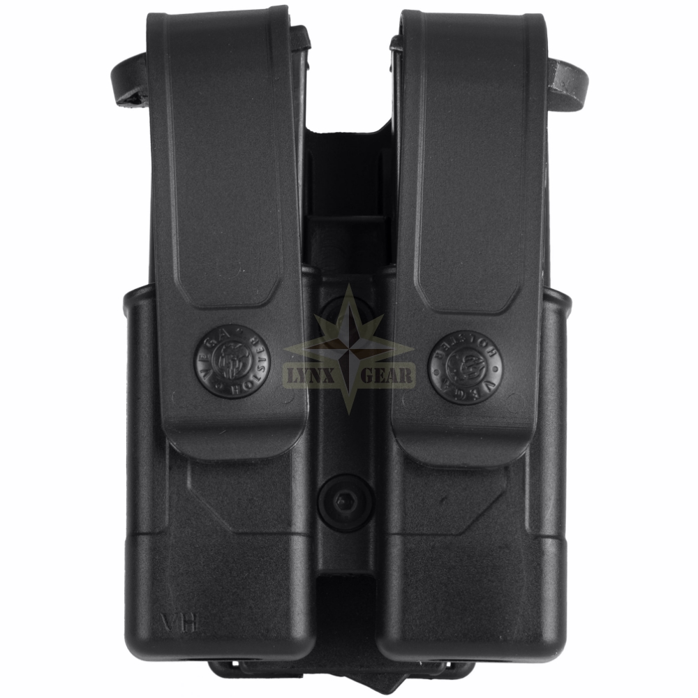 Vega Holster Double closed two-row pistol magazine case