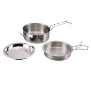 Origin Outdoors Stainless Steel Cooking Set Snap-Pack